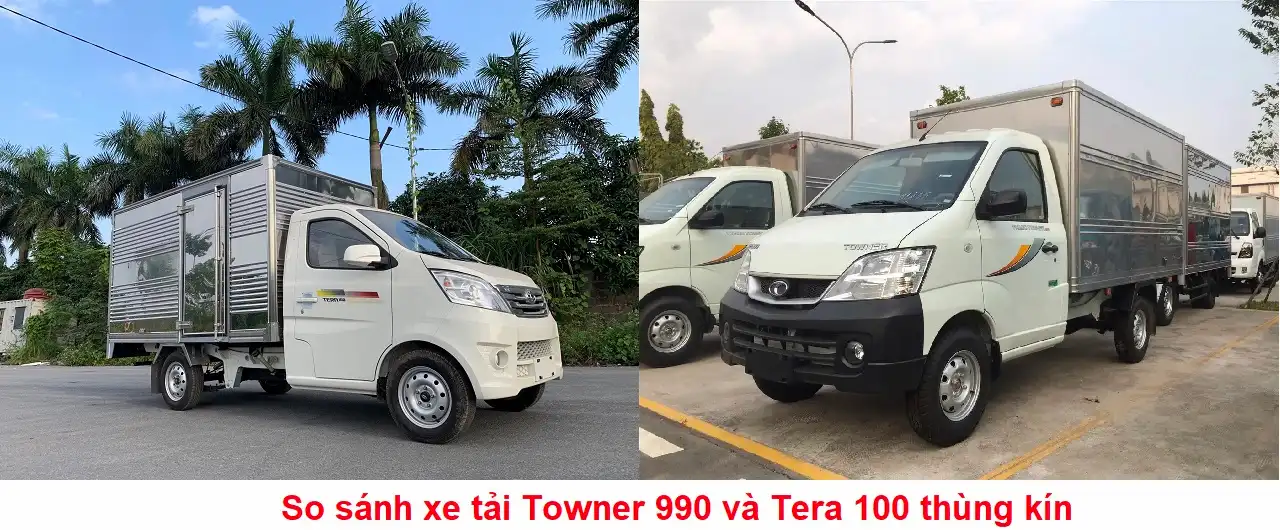 Nên mua xe tải Towner 990 hay Tera 100 ?