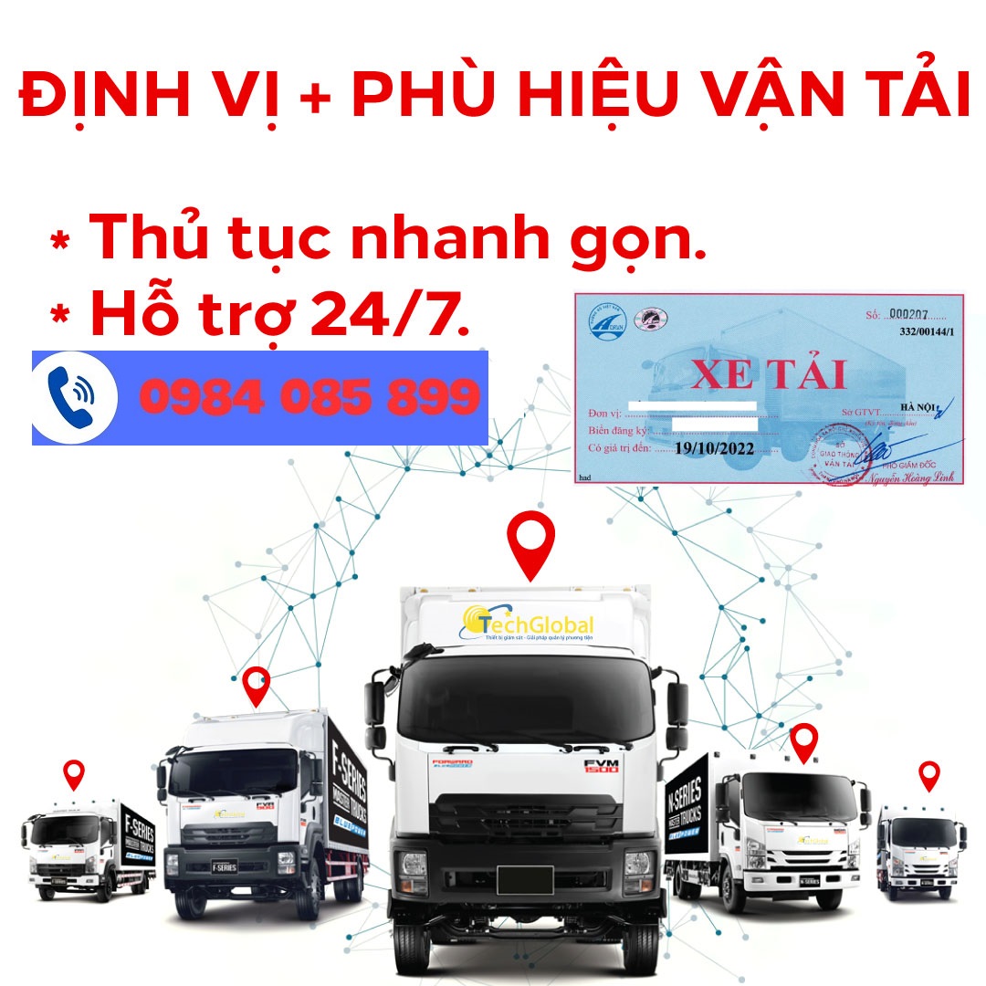 DỊCH VỤ PHÙ HIỆU XE TẢI TRỌN GÓI 