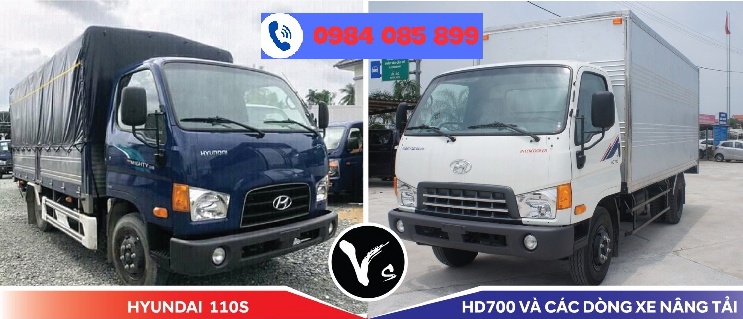 SO SÁNH HYUNDAI 110S VÀ HD700