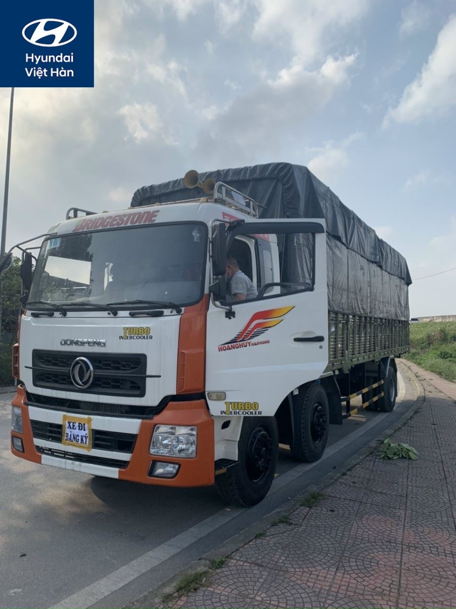 Bán xe Dongfeng 3 chân 2 dí 1 cầu cũ