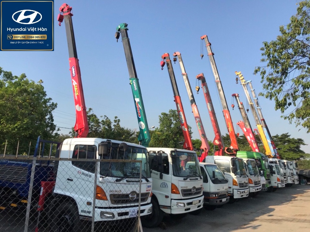 Bán xe tải gắn cẩu cũ tại Hà Nội và các tỉnh phía Bắc