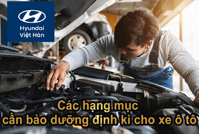 Các hạng mục khi bảo dưỡng xe tải