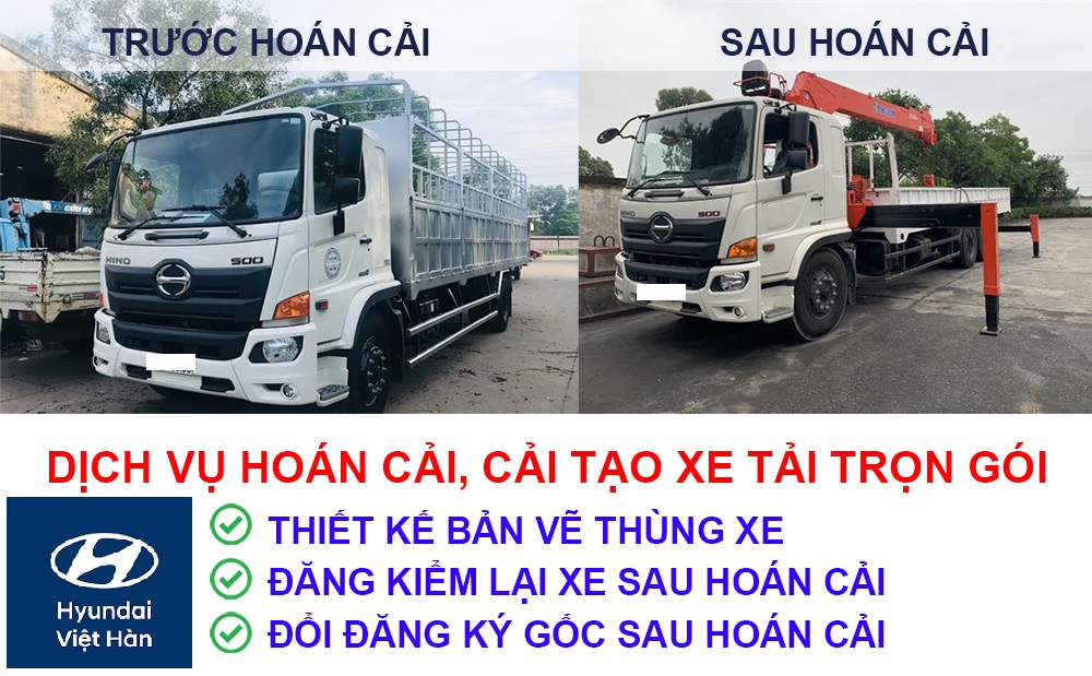 Định nghĩa cải tạo hoán cải xe tải 