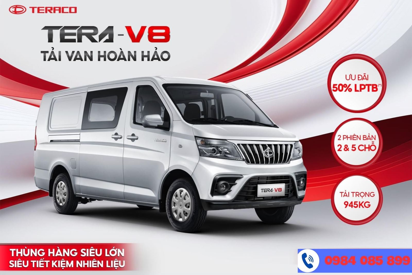 Chương trình khuyến mại ưu đãi khi mua xe Tera V8