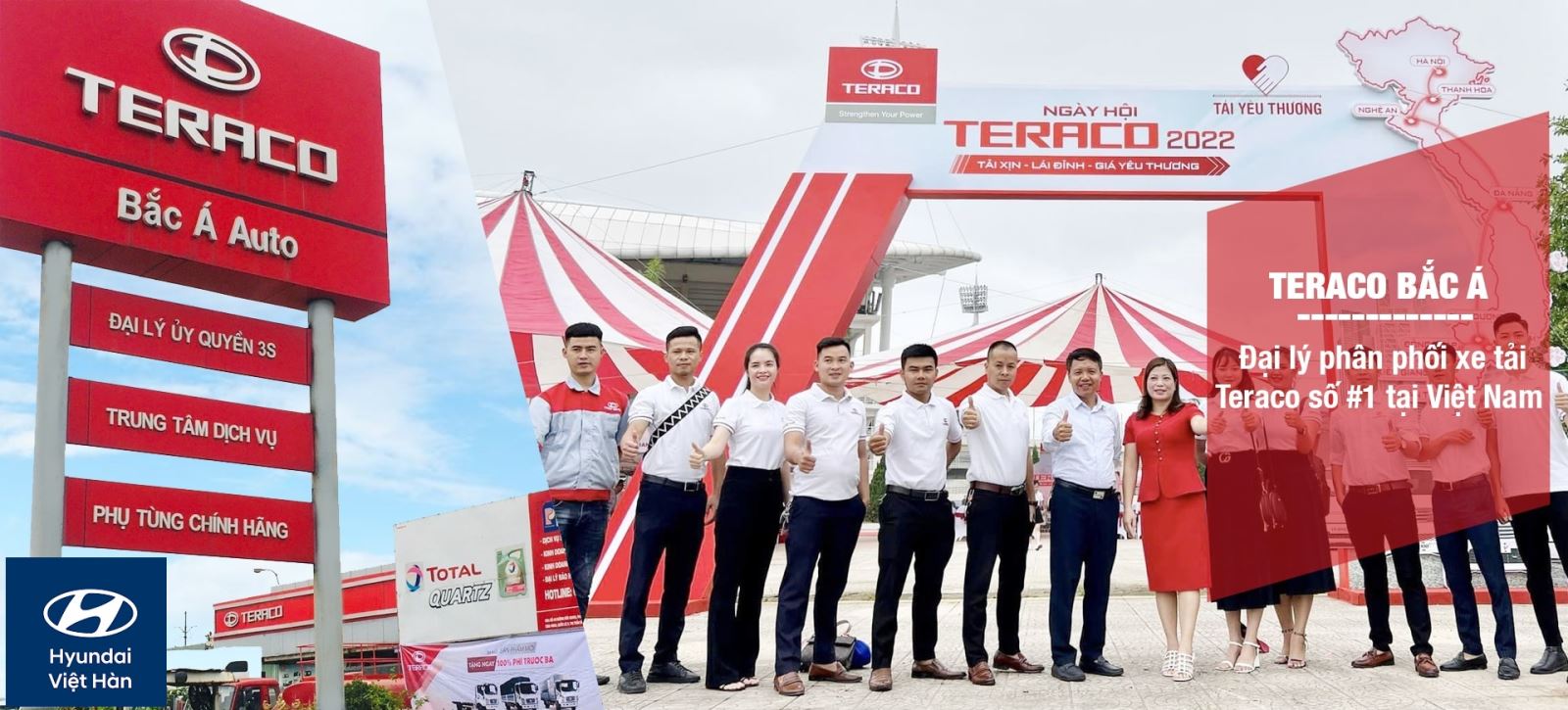 Đại lý xe tải Teraco Bắc Á