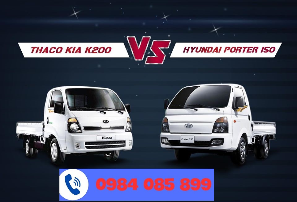 Đánh giá xe tải Hyundai H150 và Kia K200