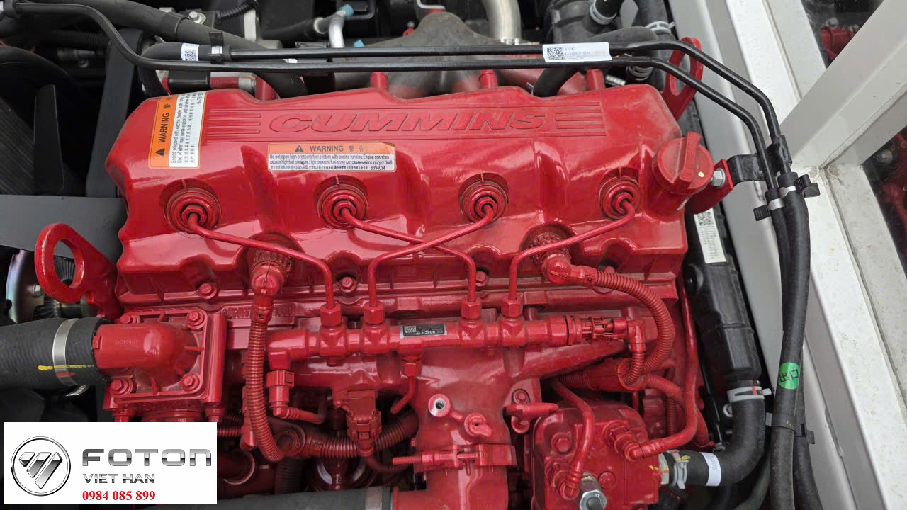 Động cơ Cummins Foton Aumark S50 mạnh mẽ leo dốc chở nặng tốt