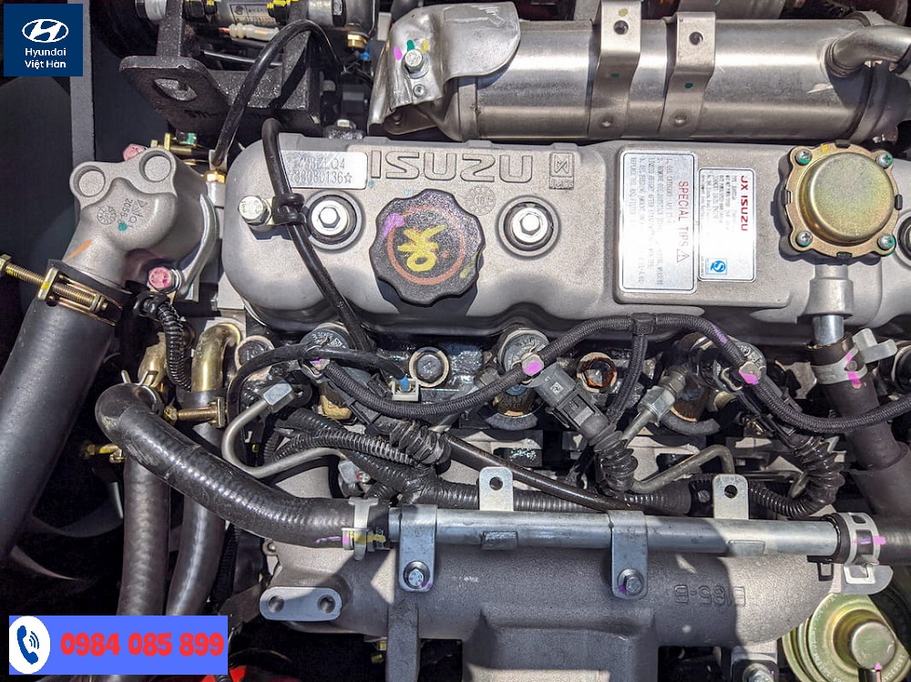 Động cơ isuzu trên xe tải Teraco 345sl plus