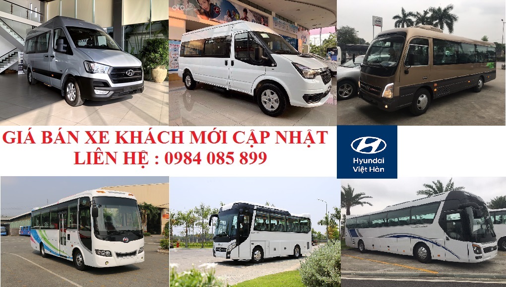 Bảng giá bán xe khách mới nhất cập nhật