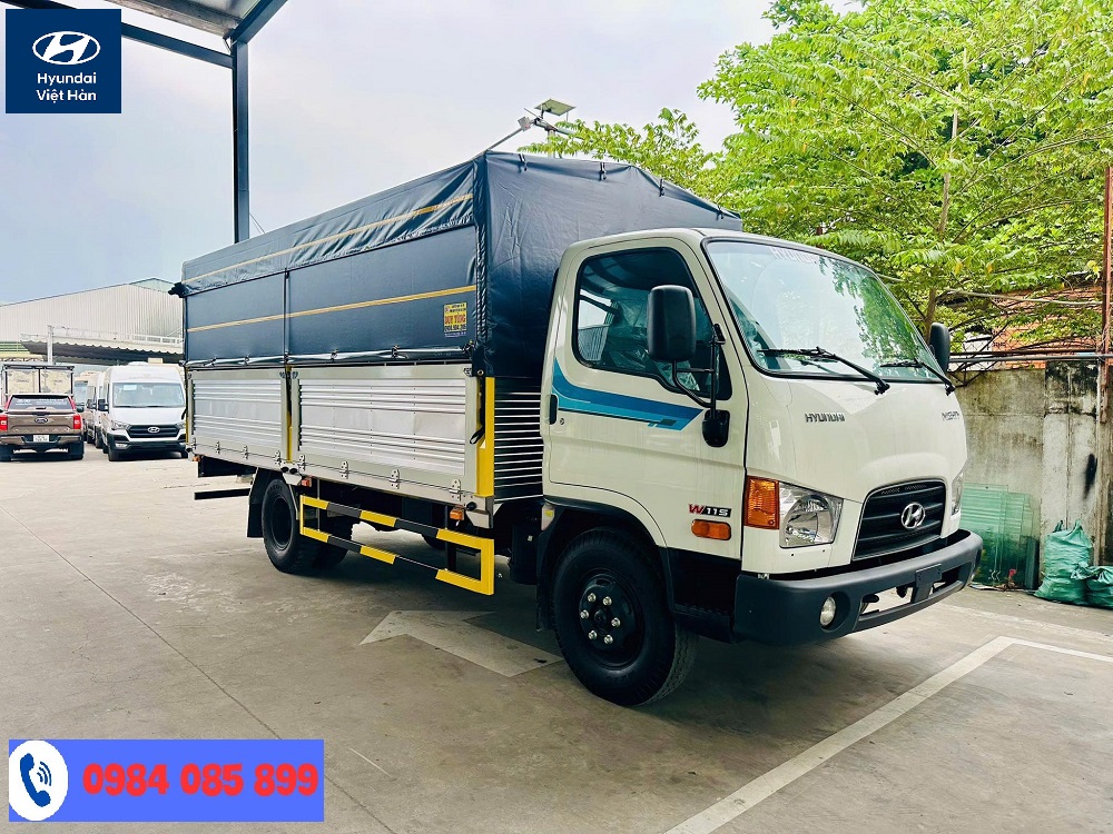 Giá lăn bánh Hyundai W11S Thùng Bạt