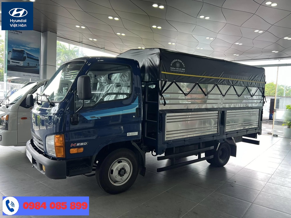 Giá lăn bánh xe N250 thùng bạt 