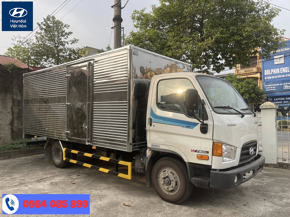 Giá lăn bánh xe W750L thùng kín