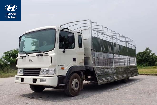 Giới thiệu xe tải Hyundai HD240 thùng bạt 