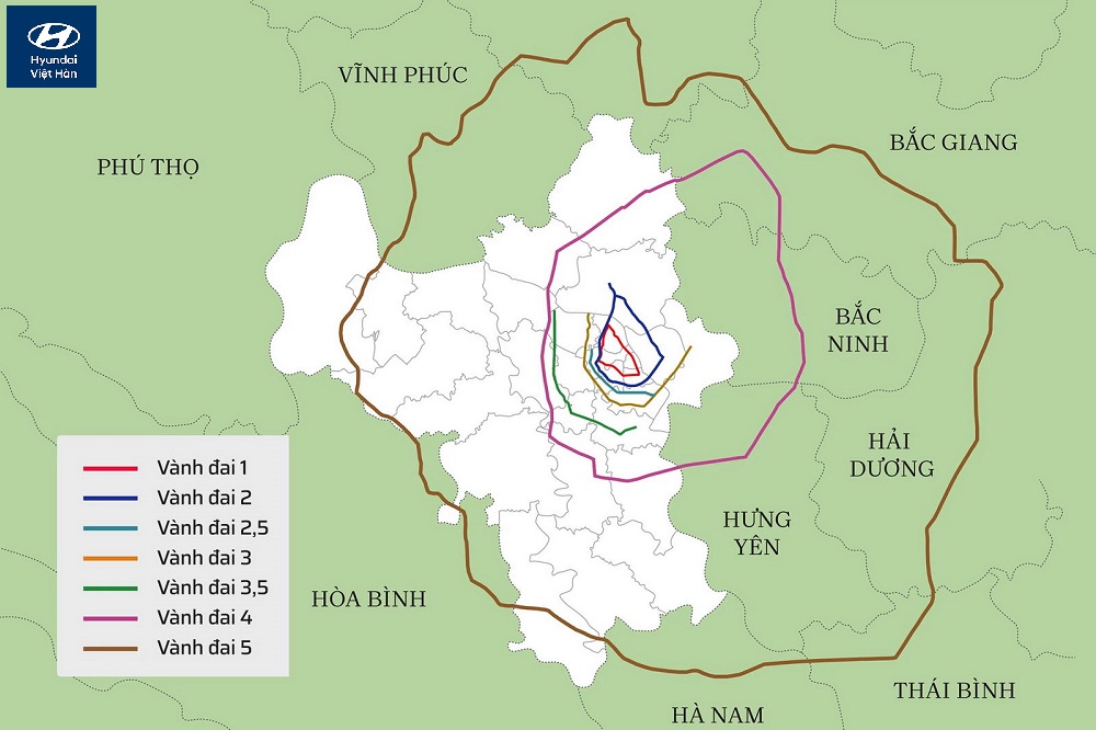 Hình ảnh các tuyến đường vành đai Hà Nội