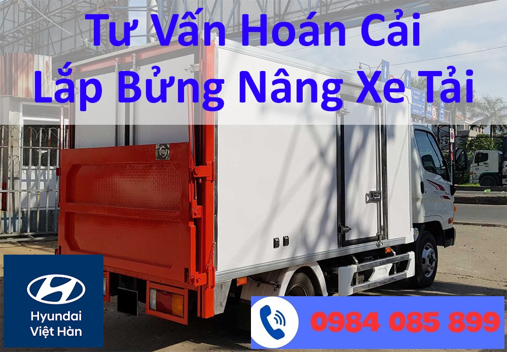 Hoán cải lắp bửng nâng hạ xe tải