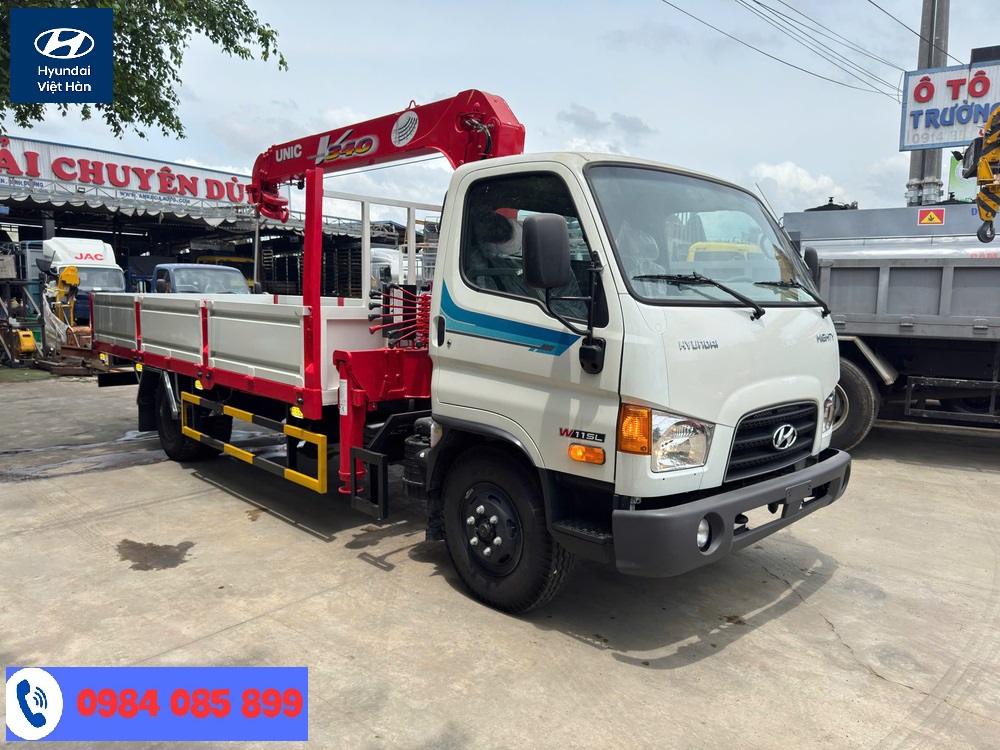 Hoán cải xe tải cẩu Hyundai