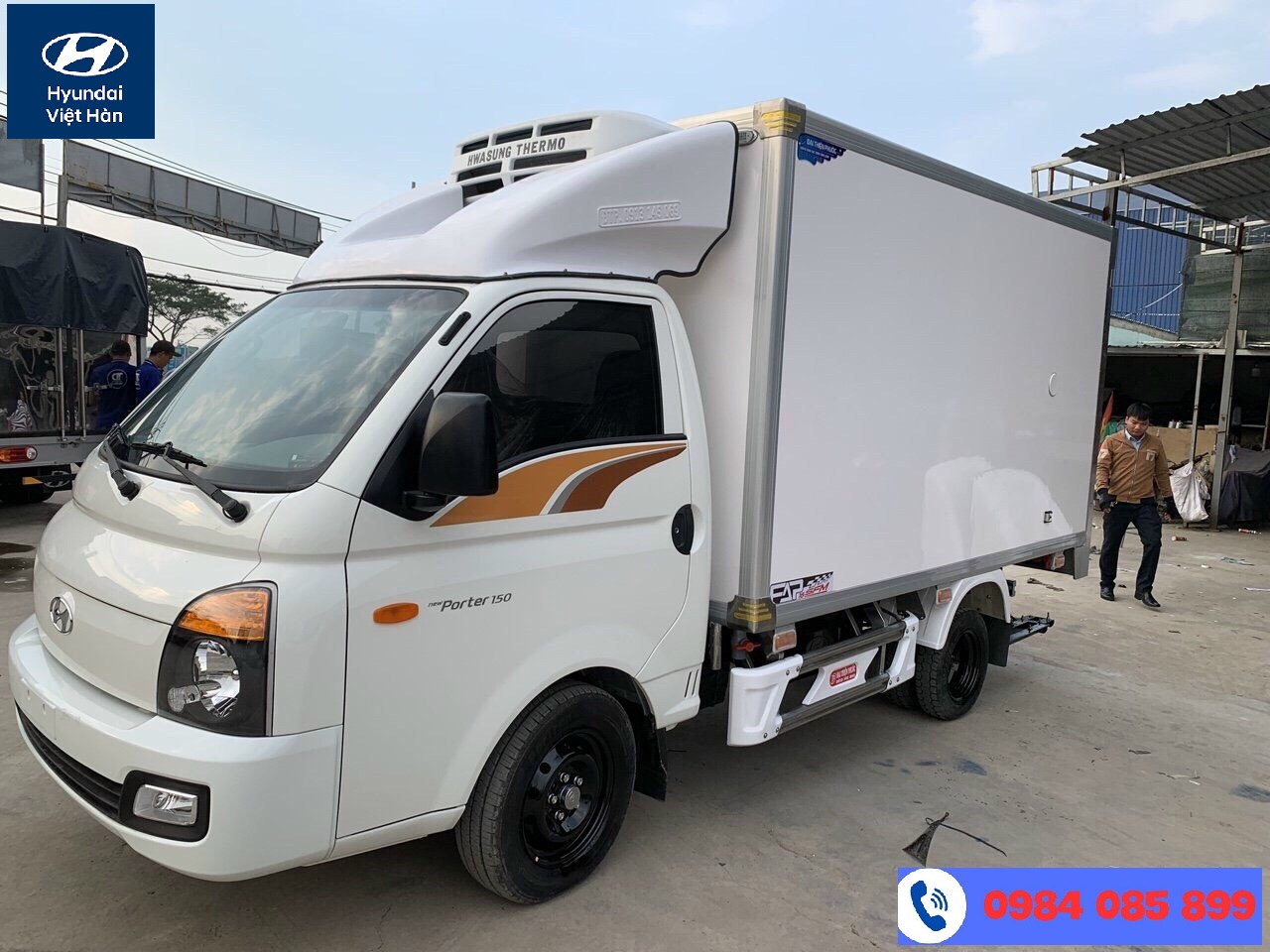 Hyundai 1.5 tấn thùng đông lạnh