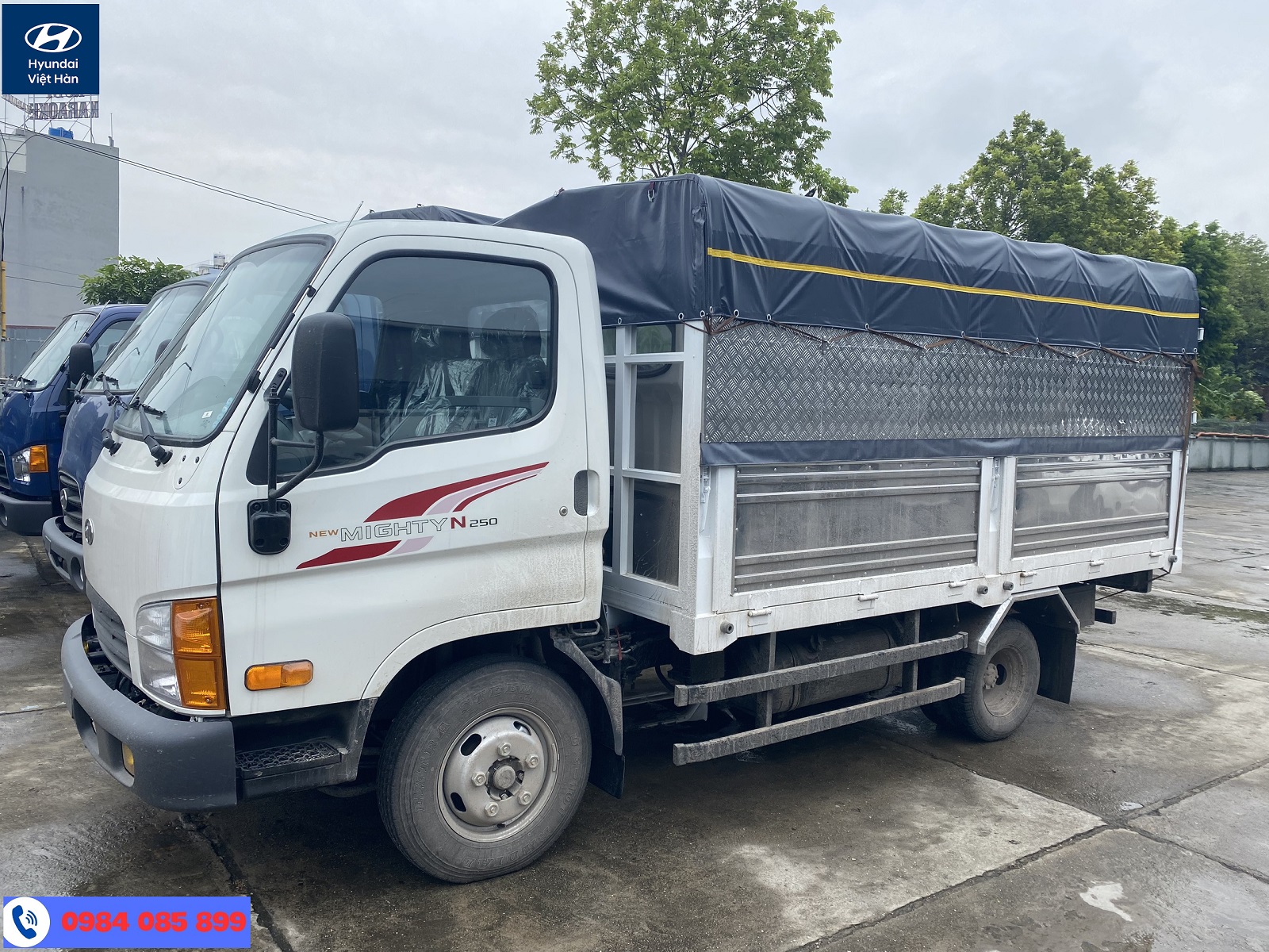 Hyundai 2.5 tấn thùng ngắn 