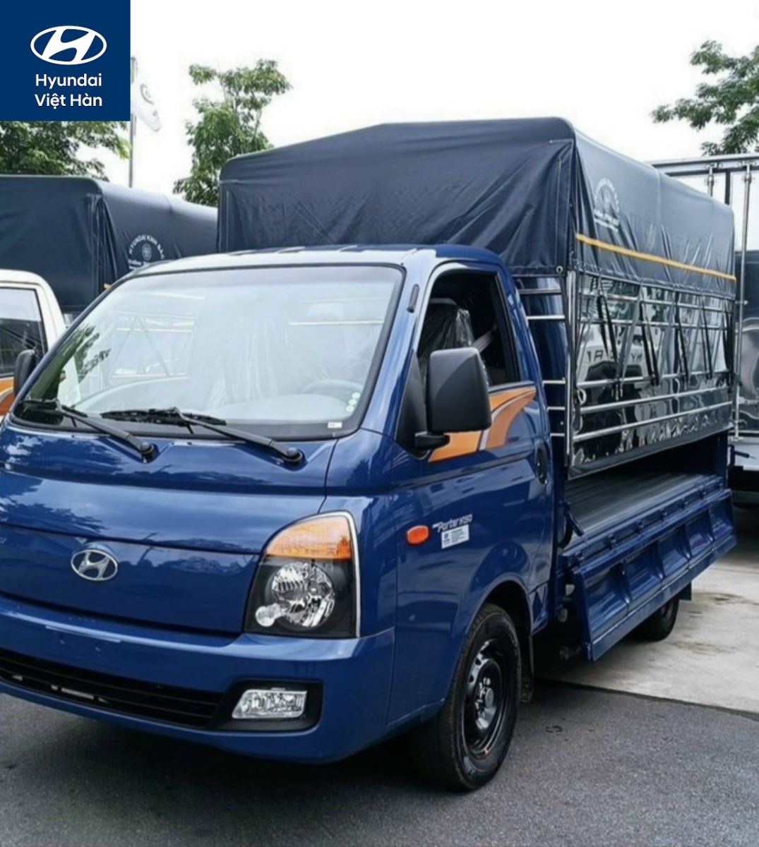 Hyundai H150 thùng bạt giải pháp vận chuyển hàng hóa tối ưu