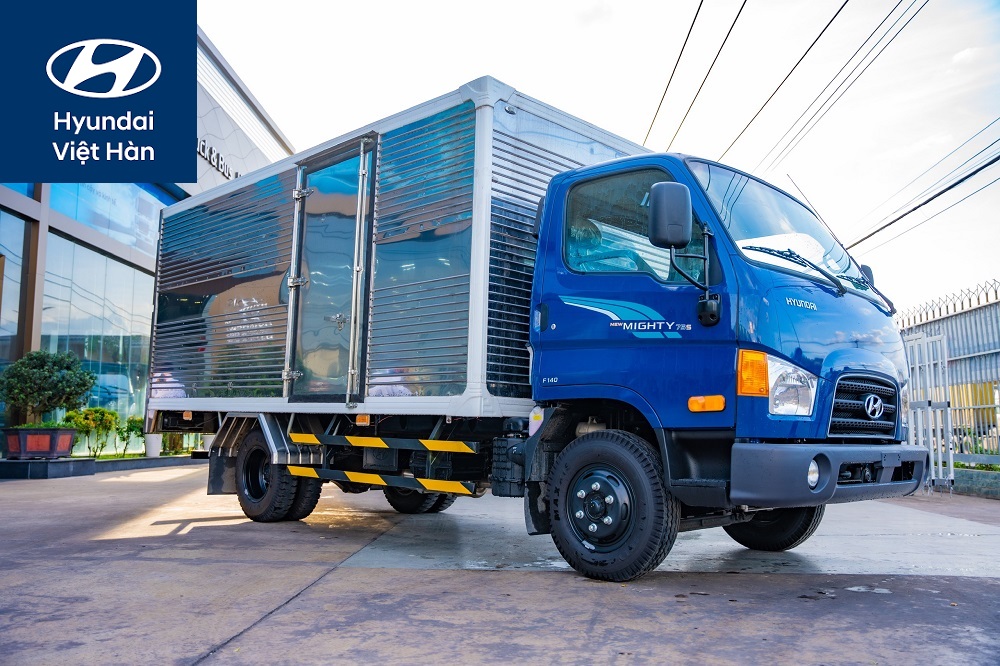 Giới thiệu Hyundai Mighty 75S thùng kín 