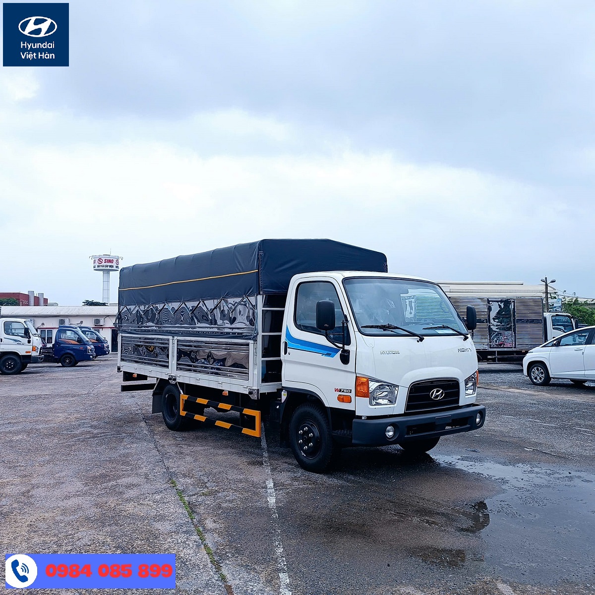 Bán xe Hyundai W750 thùng bạt 