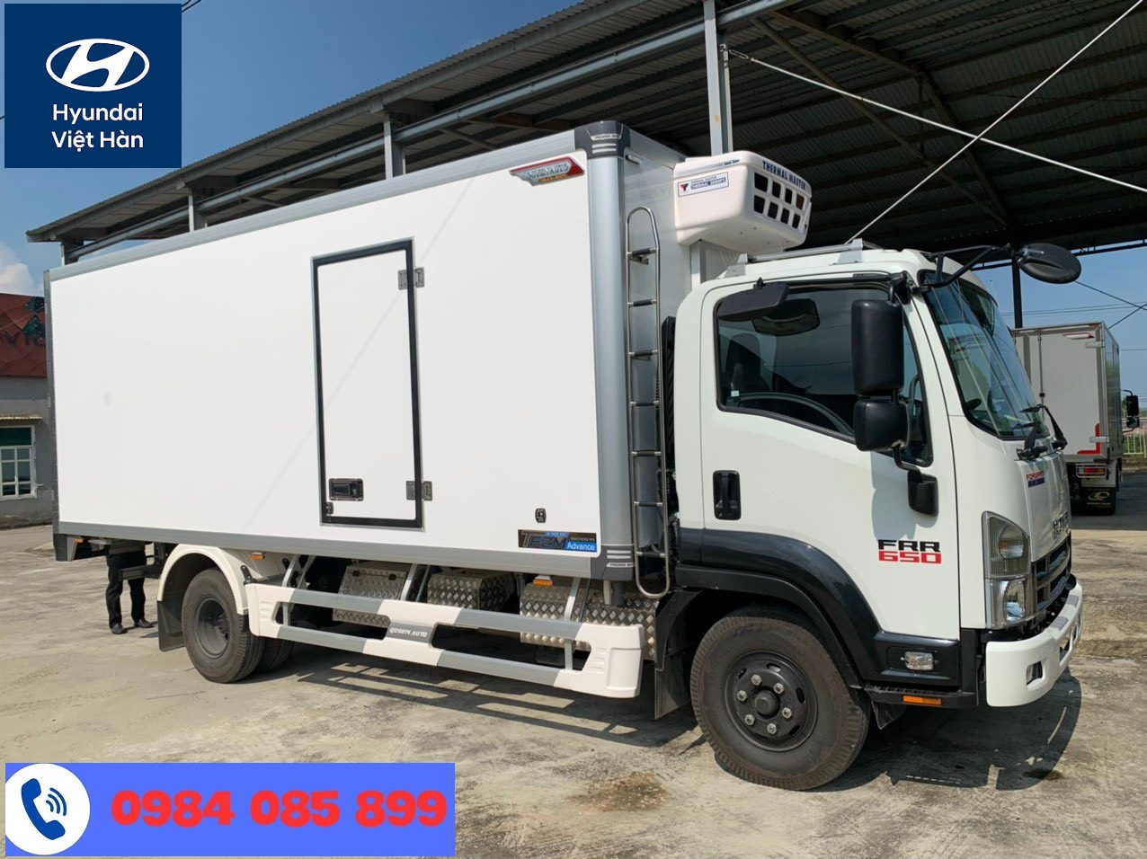 ISUZU FRR650 thùng đông lạnh 6 tấn 