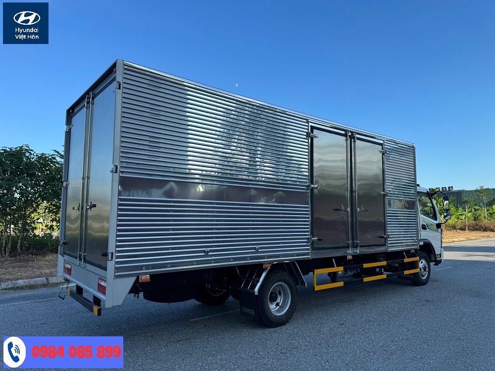 Kích thước thùng dài 6m3 của xe tải 3.5 tấn Tera 345sl thùng kín 