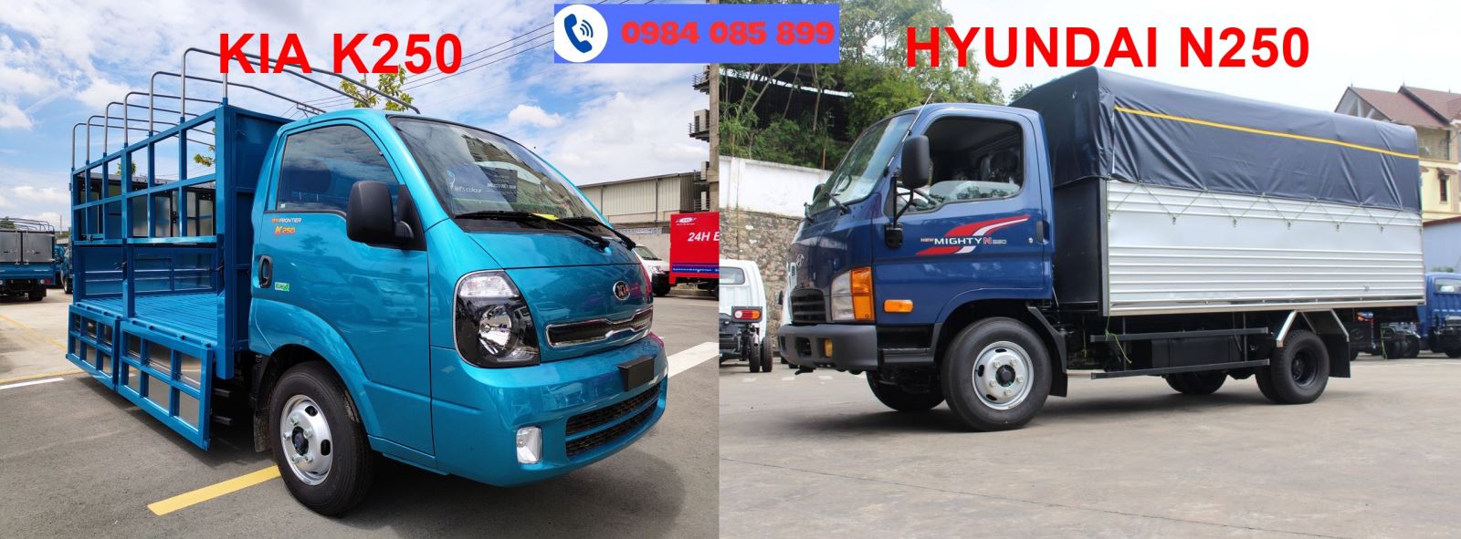 Nên mua xe Hyundai N250 hay Kia K250