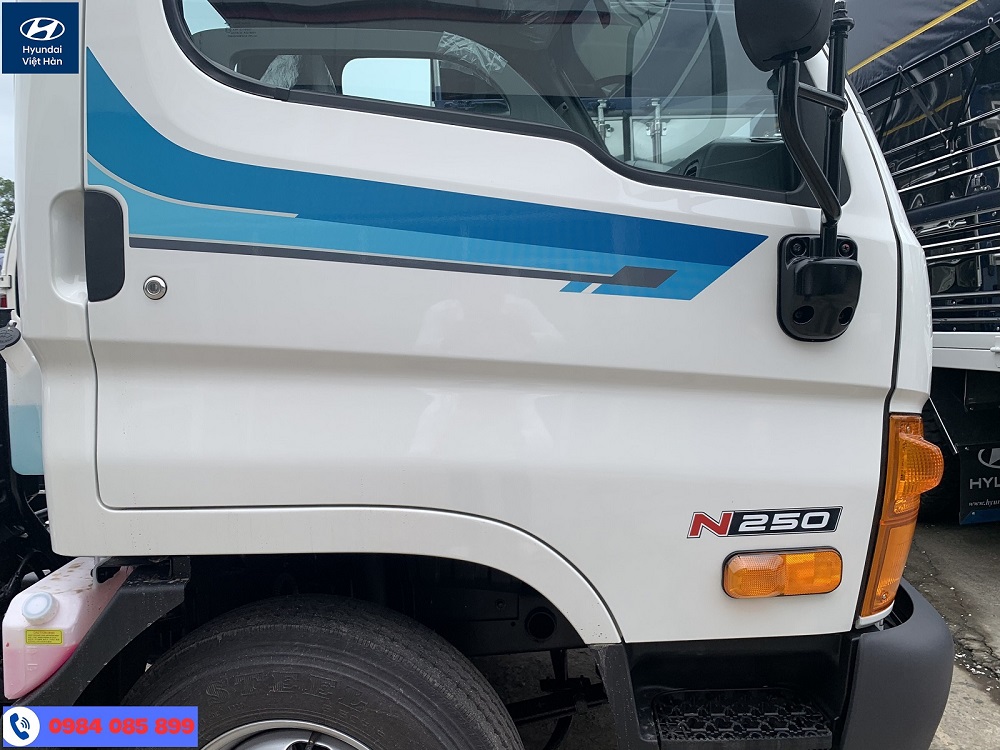 Ngoại hình xe tải Hyundai 2.5 tấn Euro 5 mới