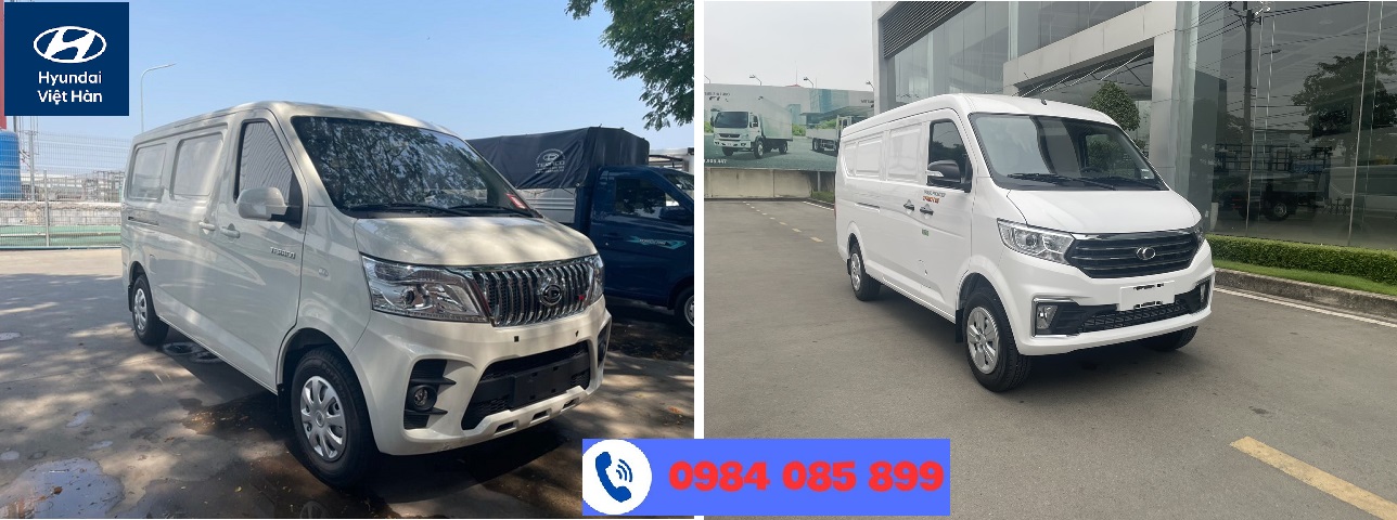 So sánh xe van 2 chỗ Teraco V8 và TF480V