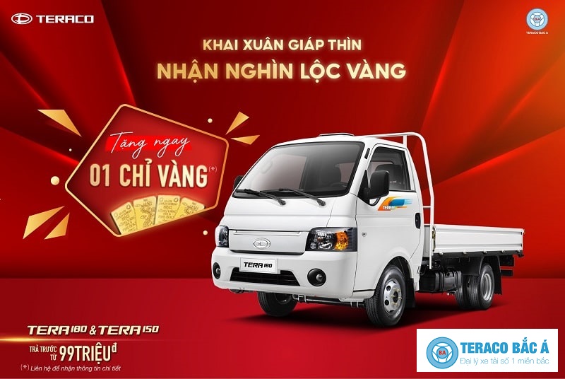 Teraco Bắc Á khuyến mại tháng 7 