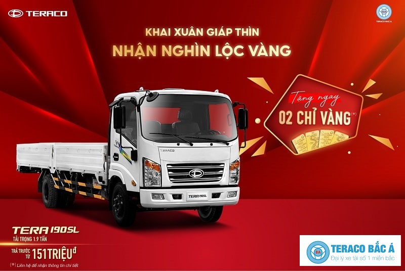 Teraco Bắc Á khuyến mại tháng 8