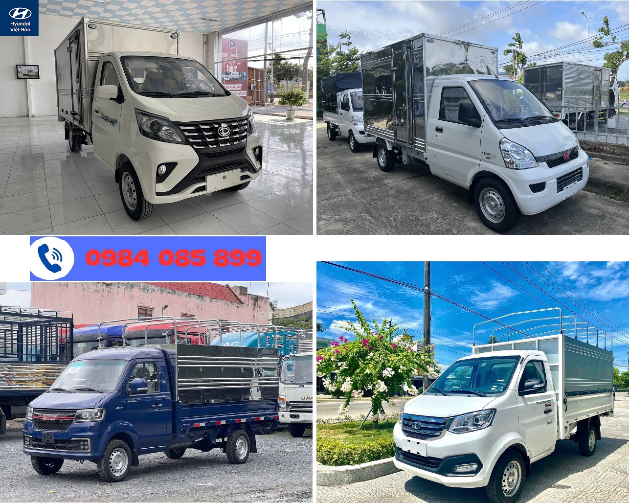 Top 5 mẫu xe tải 1.25 tấn giá 200 triệu