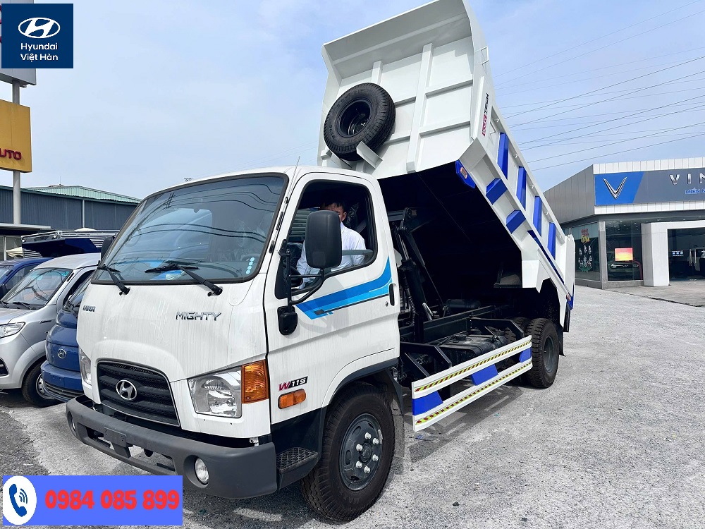 Xe ben Hyundai W11S thùng 5 khối