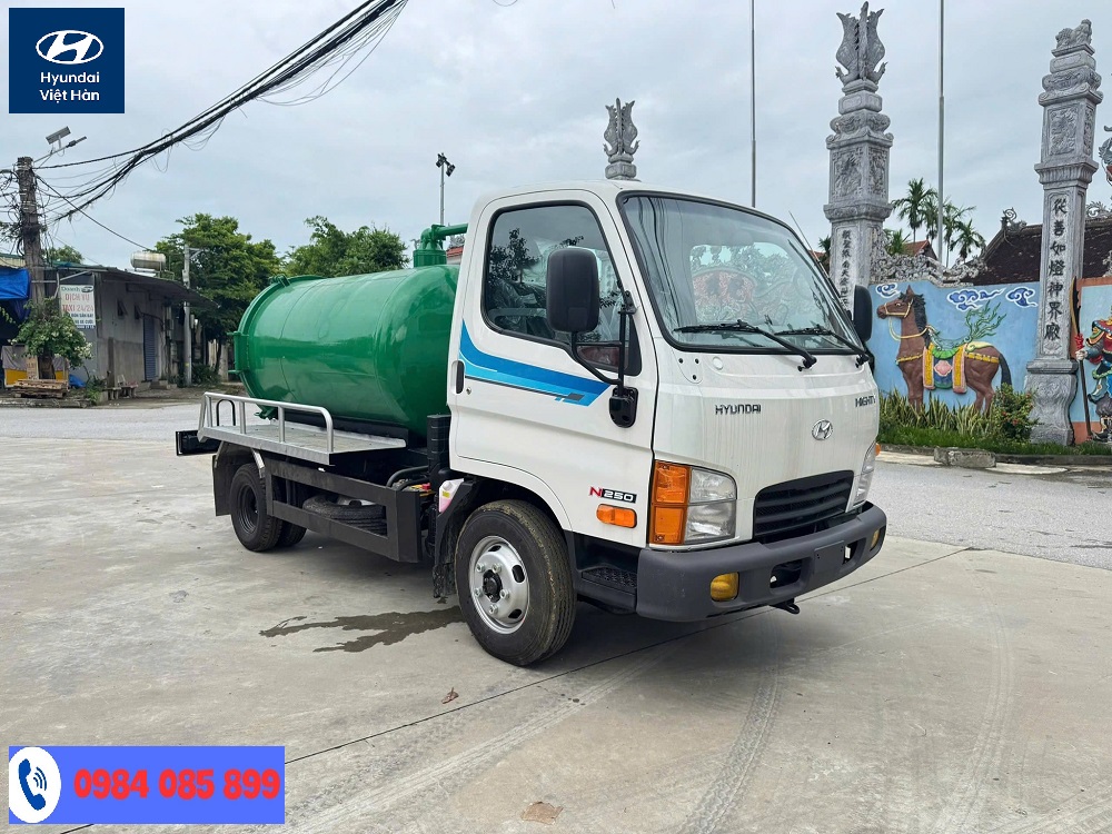 Xe bồn hút chất thải Hyundai N250 