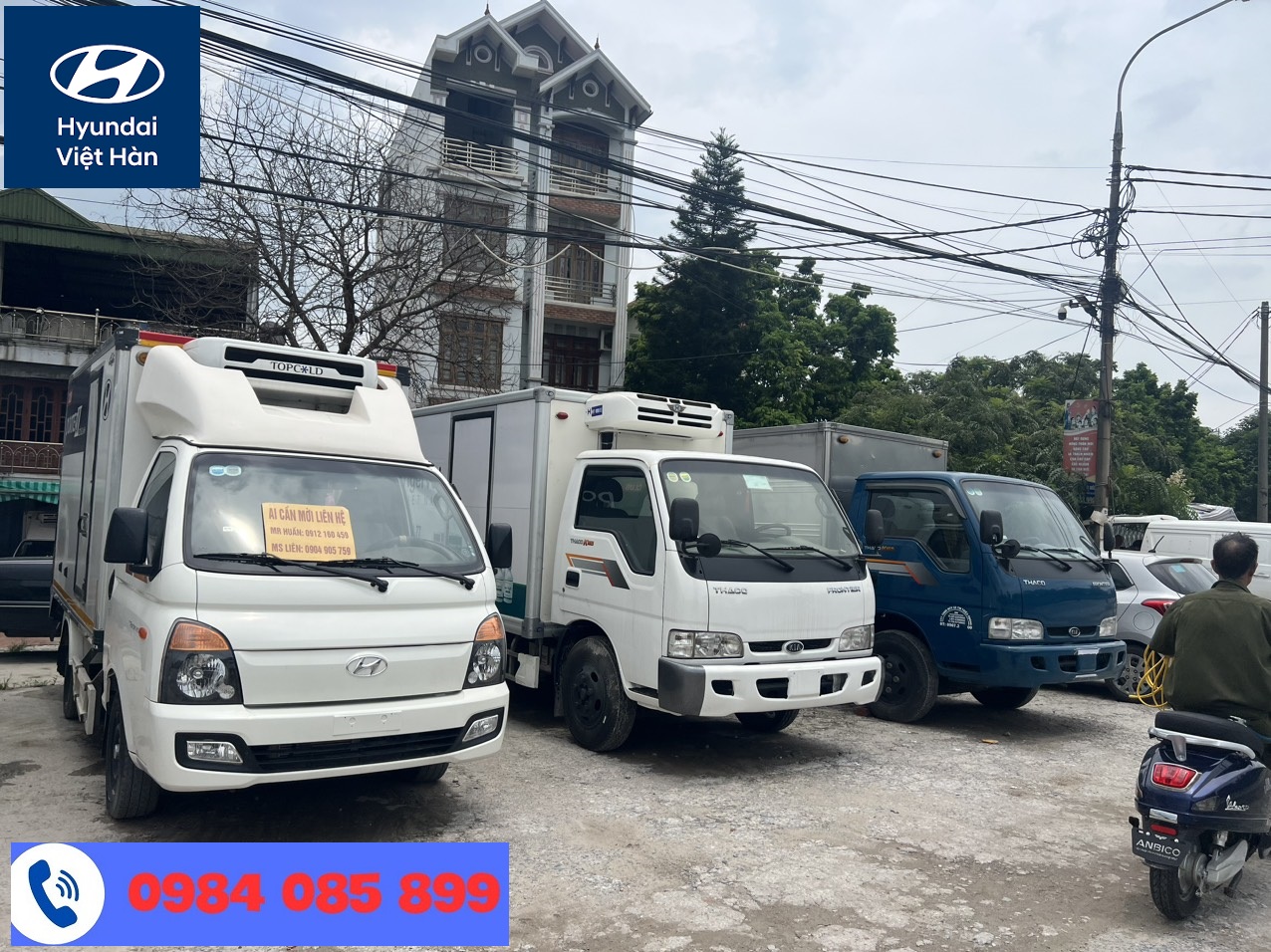 Xe đông lạnh 1.25 tấn máy cơ