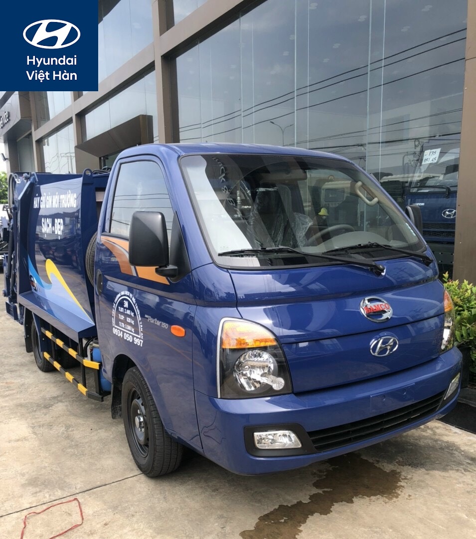 Xe Ép rác 3.6 khối Hyundai Porter H150