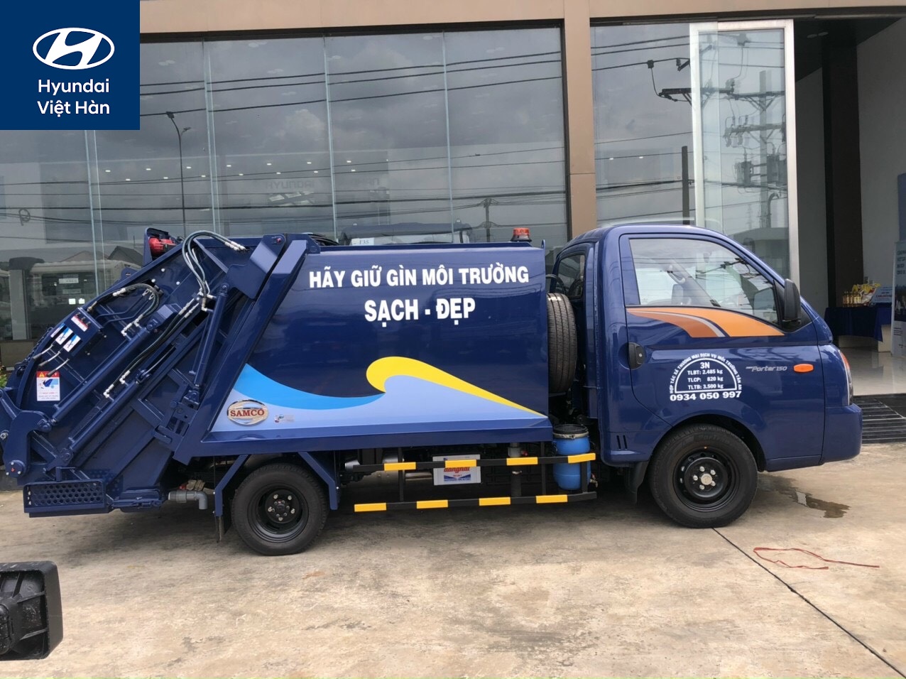 Xe Ép rác Hyundai H150