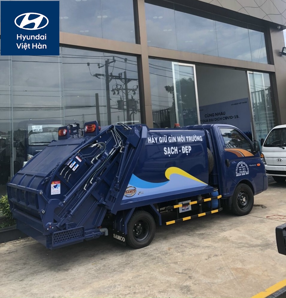 Xe gom rác Hyundai H150 ép rác