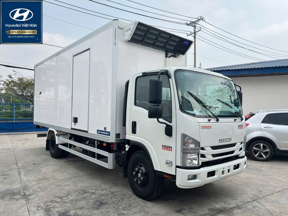 Xe isuzu 5 tấn thùng đông lạnh Lamberet đóng 