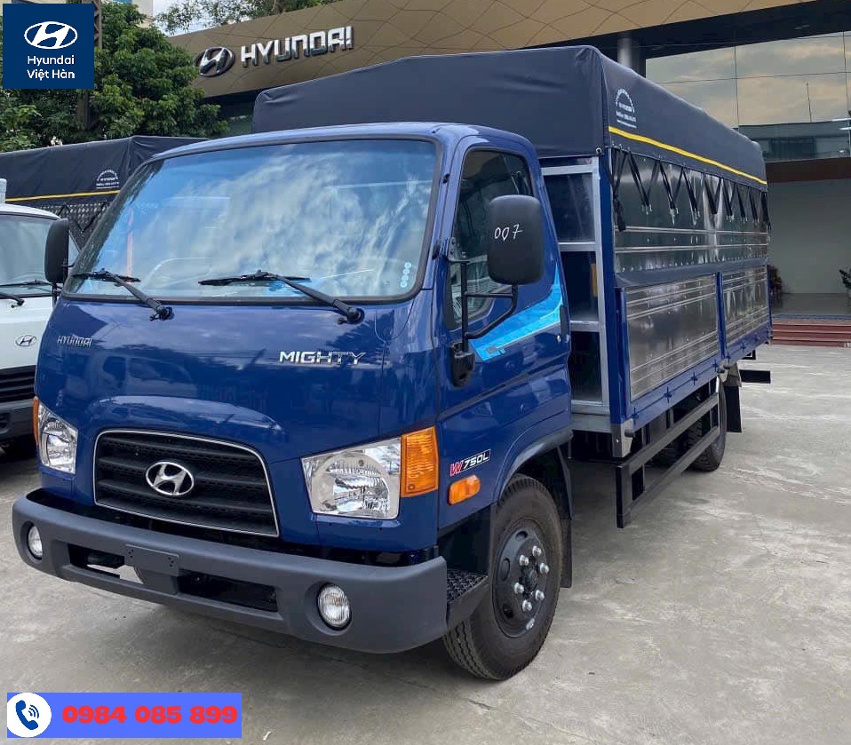 Xe tải Hyundai W750L thùng bạt sự lựa chọn tối ưu 