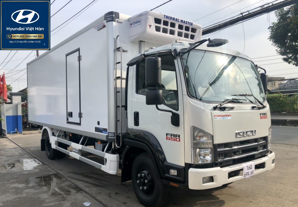 Đánh giá xe tải Isuzu FRR650 thùng đông lạnh