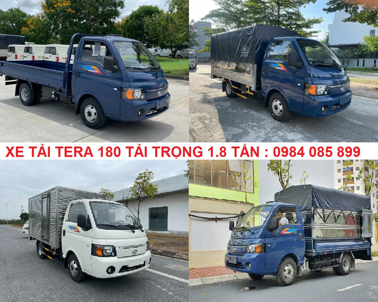 Xe tải Tera 180 là sự lựa chọn hàng đầu trong phân khúc xe tải nhẹ dưới 2 tấn