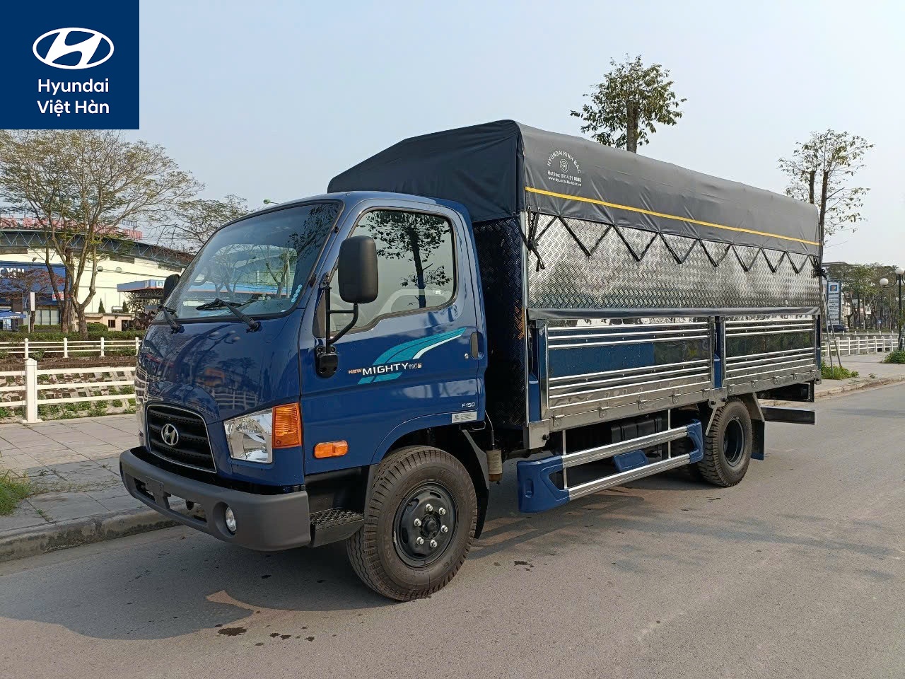 Hỗ trợ mua trả góp xe tải thùng bạt 7 tấn Hyundai 110SP