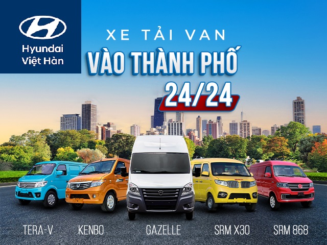 Xem xét tải trọng xe van cũ để vào phố cấm 24/7