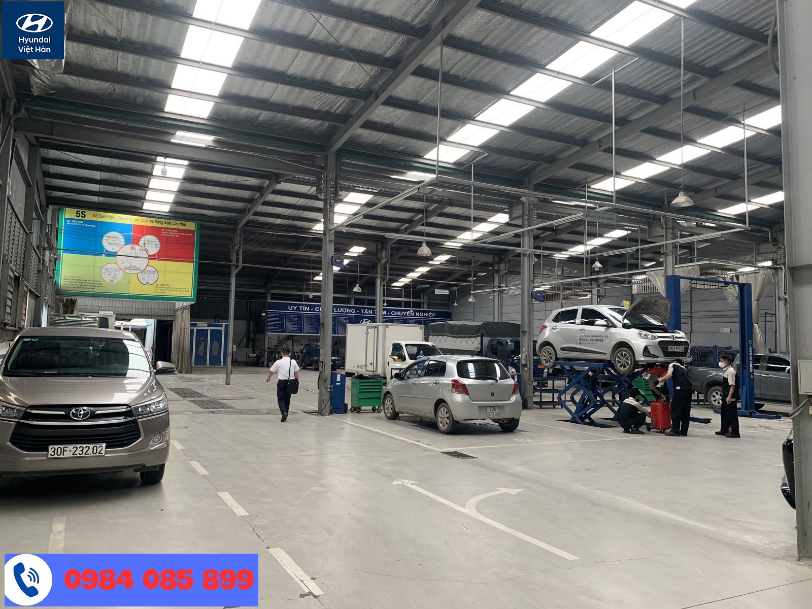 Xưởng dịch vụ Hyundai Bắc Việt