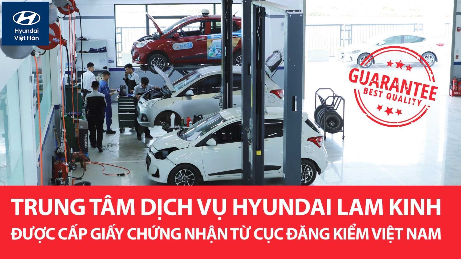 Xưởng dịch vụ Hyundai Lam Kinh