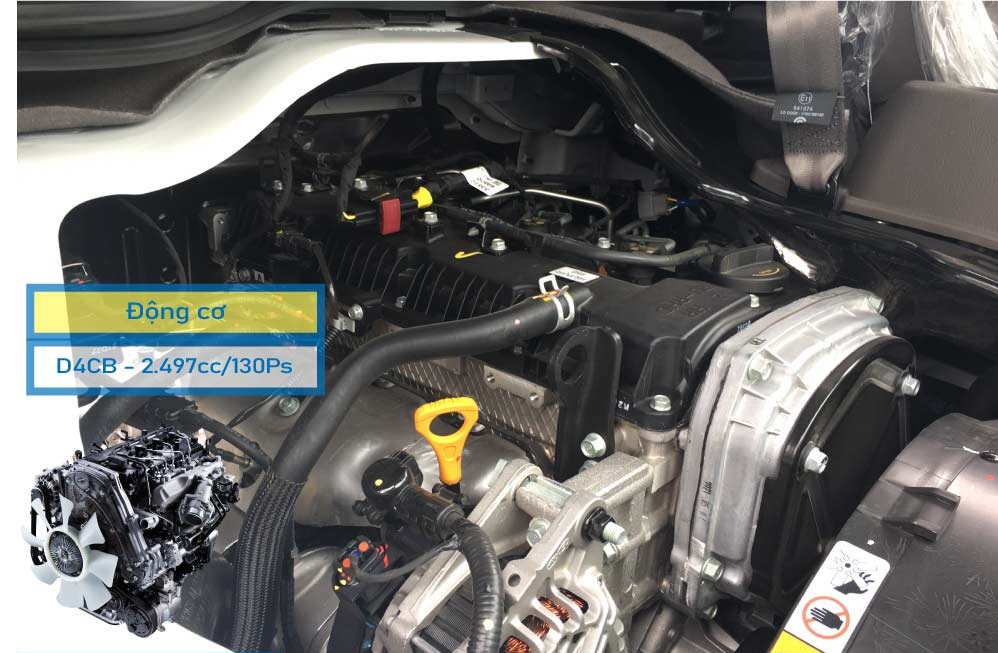 Động cơ xe Hyundai H150 đông lạnh