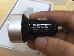 Tẩu Sạc ô tô Chính Hãng Hyundai 2 Cổng USB Đèn Led Hiển Thị