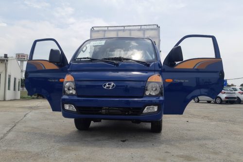 Xe chở gà vịt New Porter H150 thùng chở gia cầm